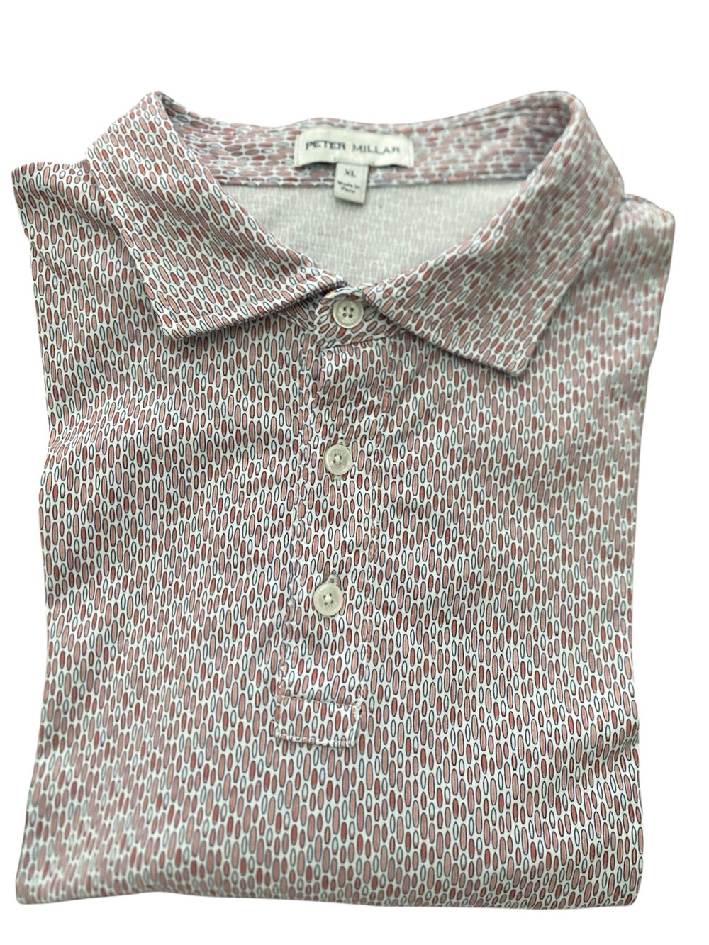 Peter Millar Crown Men's Pilot Mill Surf's Up Printed Polo XL